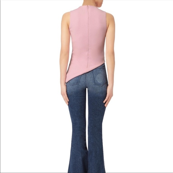 Brandon Maxwell Pink Asymmetrical Top NWT - Picture 2 of 11